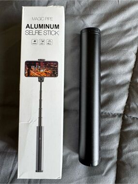 Aluminum Selfie Stick - Black